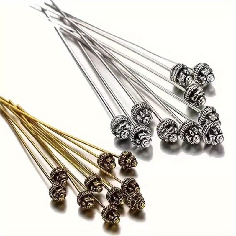 Jewelry Making Head Pins - 10 قطع من إبر الخرز الكلاسيكية