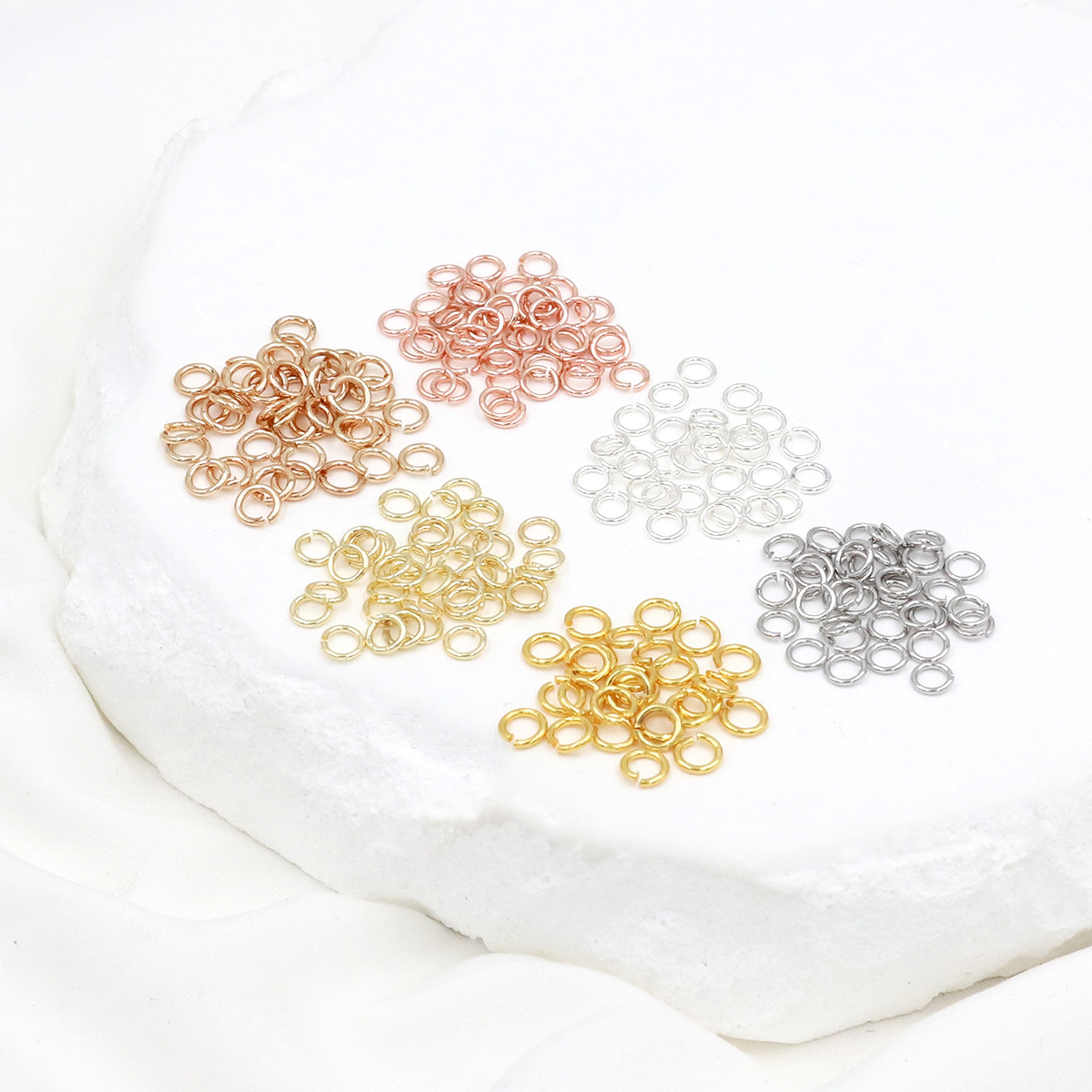 Jewelry Making Closed Jump Rings - مجموعة من حلقات الفضة المفتوحة 925