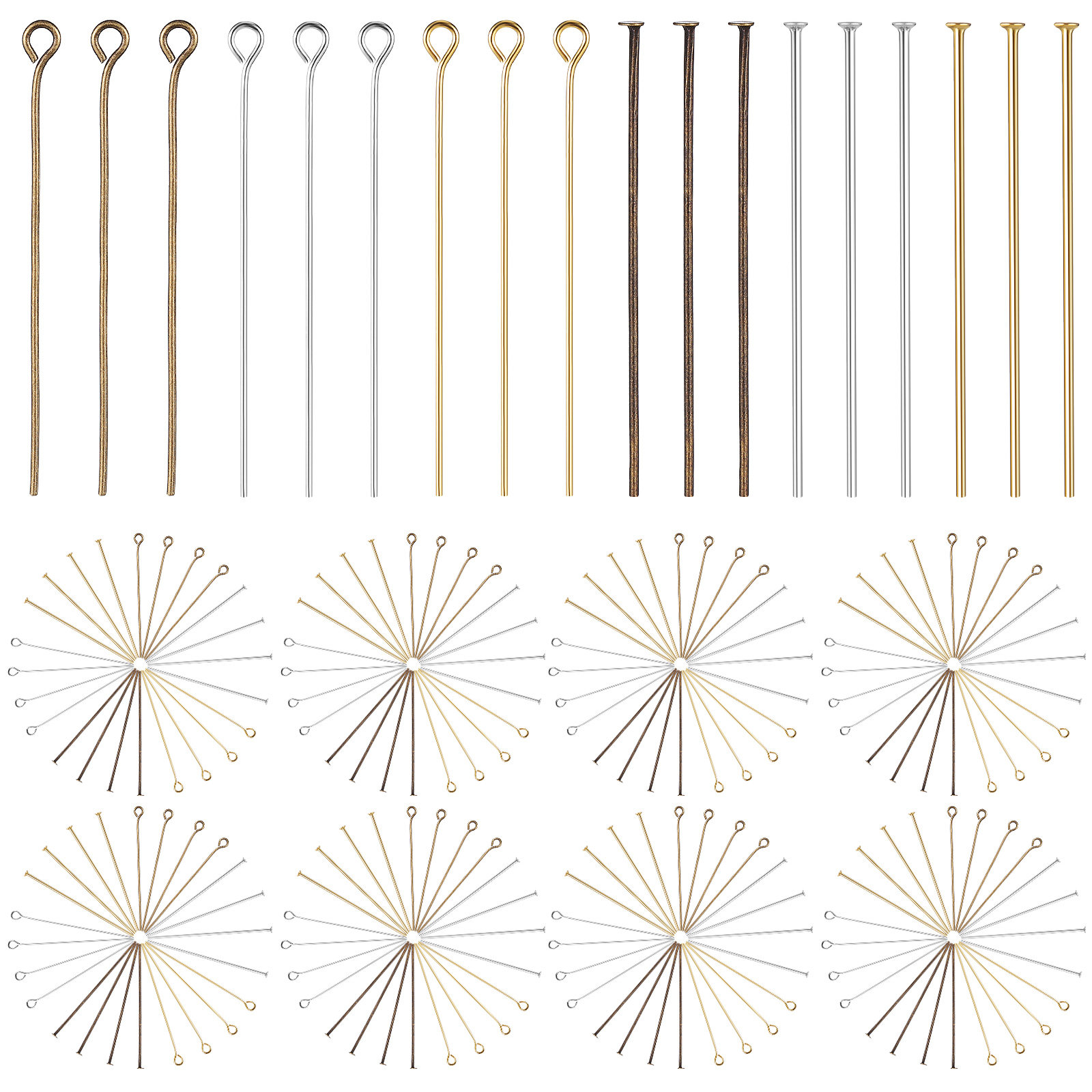 Jewelry Making Head Pins - مجموعة واحدة من مستلزمات صناعة المجوهرات: