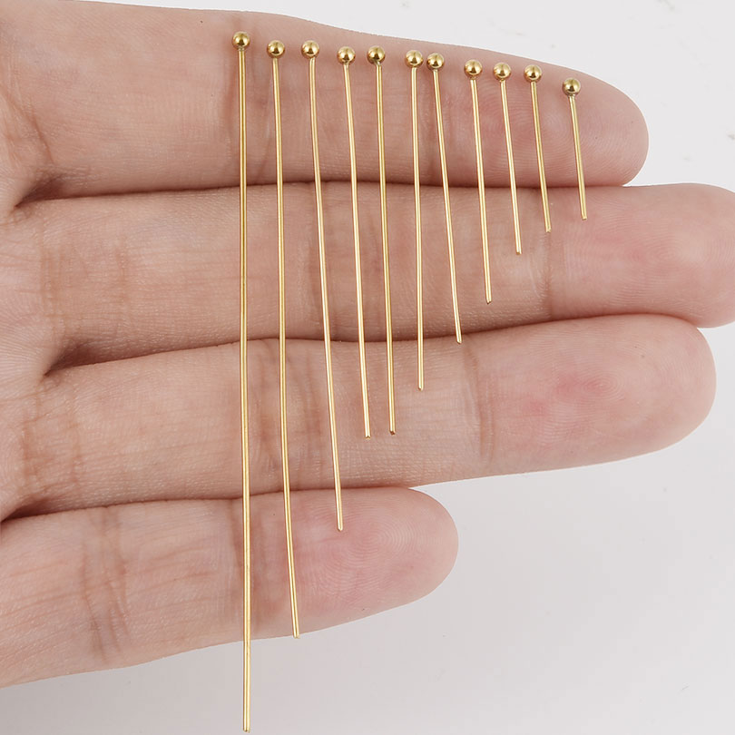 Jewelry Making Head Pins - 200 قطعة من دبابيس الخرز ذات