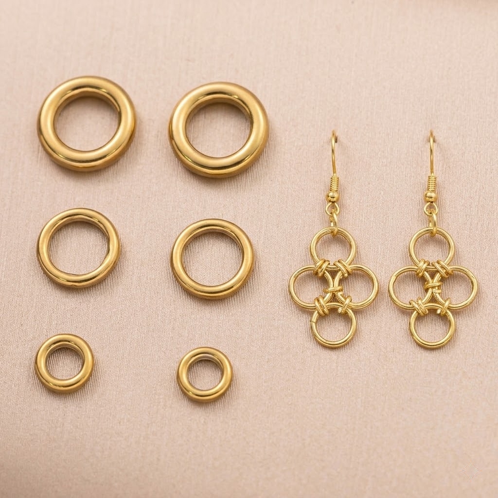 Jewelry Making Closed Jump Rings - 20 قطعة من حلقات الربط المغلقة