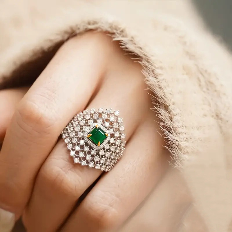 Jewelry Making Magazines - 2026 جديد، خاتم زركون فاخر للغاية