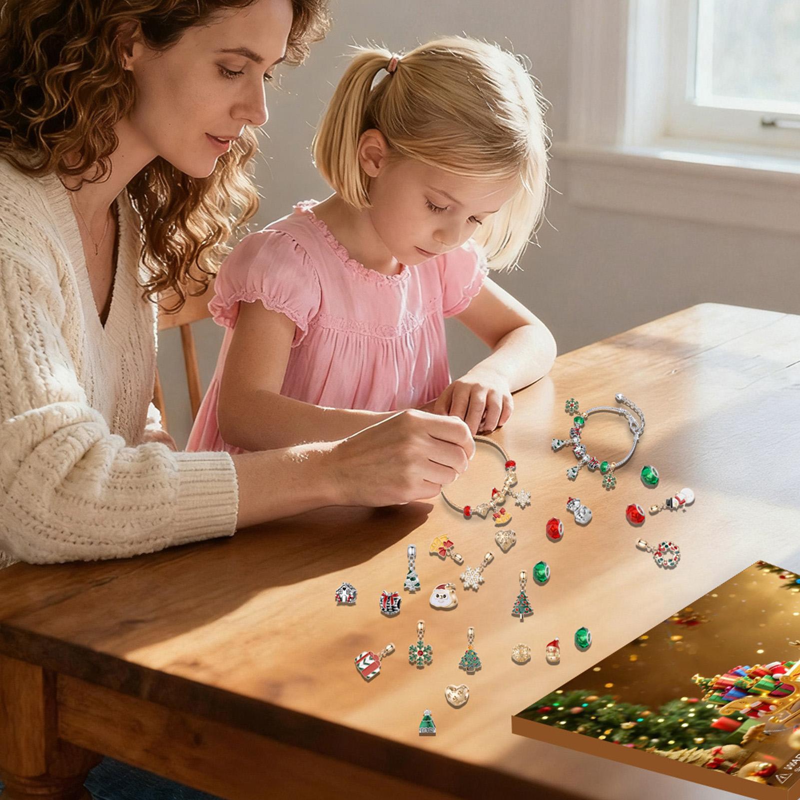 Jewelry Making Advent Calendar - التقويم مجيء سوار 24 يوما صنع