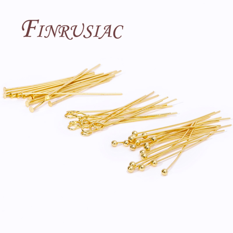 Jewelry Making Head Pins - 50 قطعة 20-50 مللي متر دبابيس