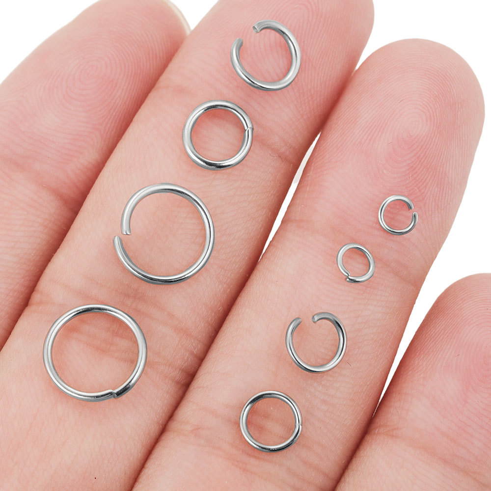 1200 قطعة حلقات الانتقال من ال - مراجعة Jewelry Making Closed Jump Rings وسعره