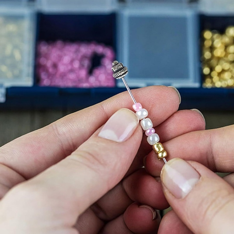 10 قطع من إبر الخرز الكلاسيكية - مراجعة Jewelry Making Head Pins وسعره