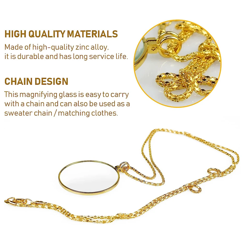قلادة المكبر المحمولة أحادية 5 - مراجعة Jewelry Making Magazines وسعره
