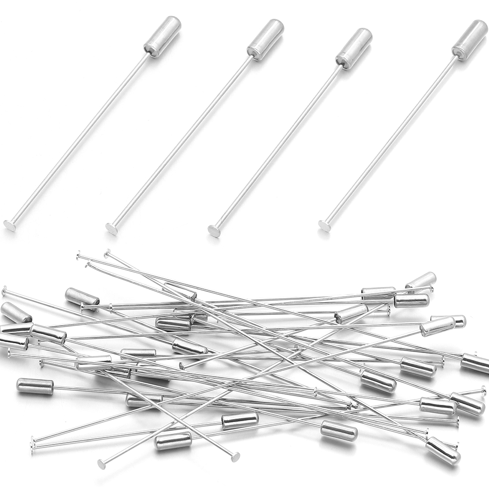 10 قطع من دبابيس البروش النحاس - مراجعة Jewelry Making Head Pins وسعره