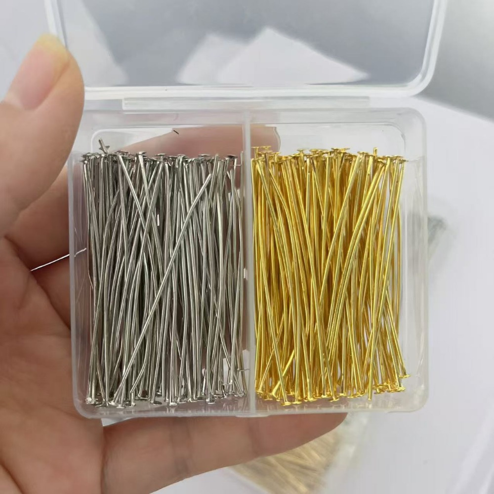 200 قطعة من إبر برأس حديدي 30/ - مراجعة Jewelry Making Head Pins وسعره