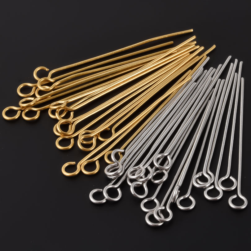 50 قطعة/مجموعة من دبابيس العين - مراجعة Jewelry Making Head Pins وسعره