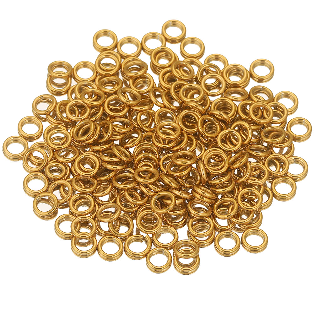 50 قطعة من حلقات الانتقال المغ - مراجعة Jewelry Making Closed Jump Rings وسعره