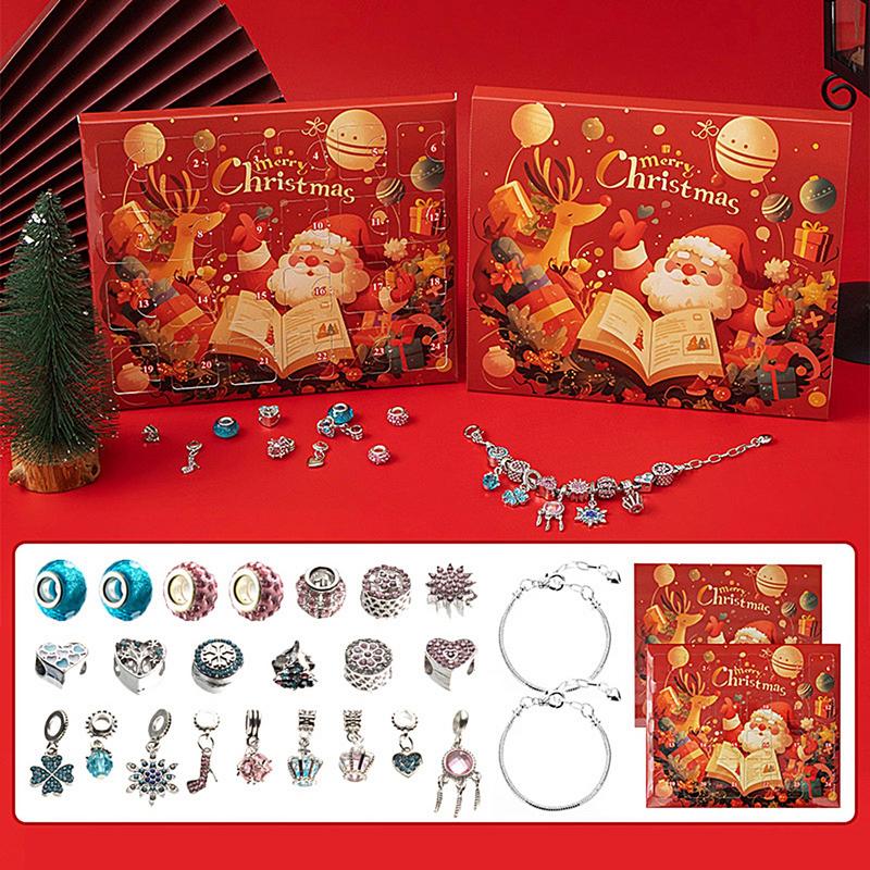 24 يوما مجوهرات عيد الميلاد تق - مراجعة Jewelry Making Advent Calendar وسعره