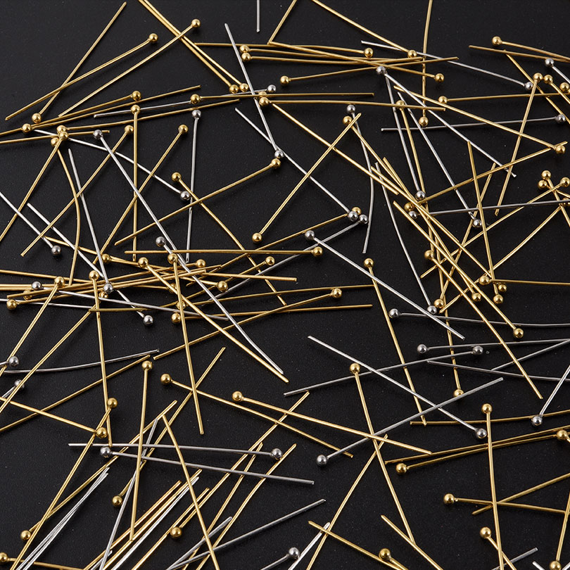 200 قطعة من دبابيس الخرز ذات ا - مراجعة Jewelry Making Head Pins وسعره
