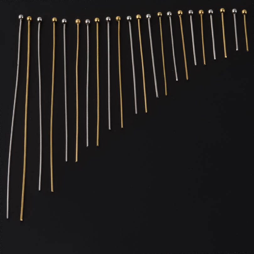 200 قطعة من دبابيس الخرز ذات ا - مراجعة Jewelry Making Head Pins وسعره