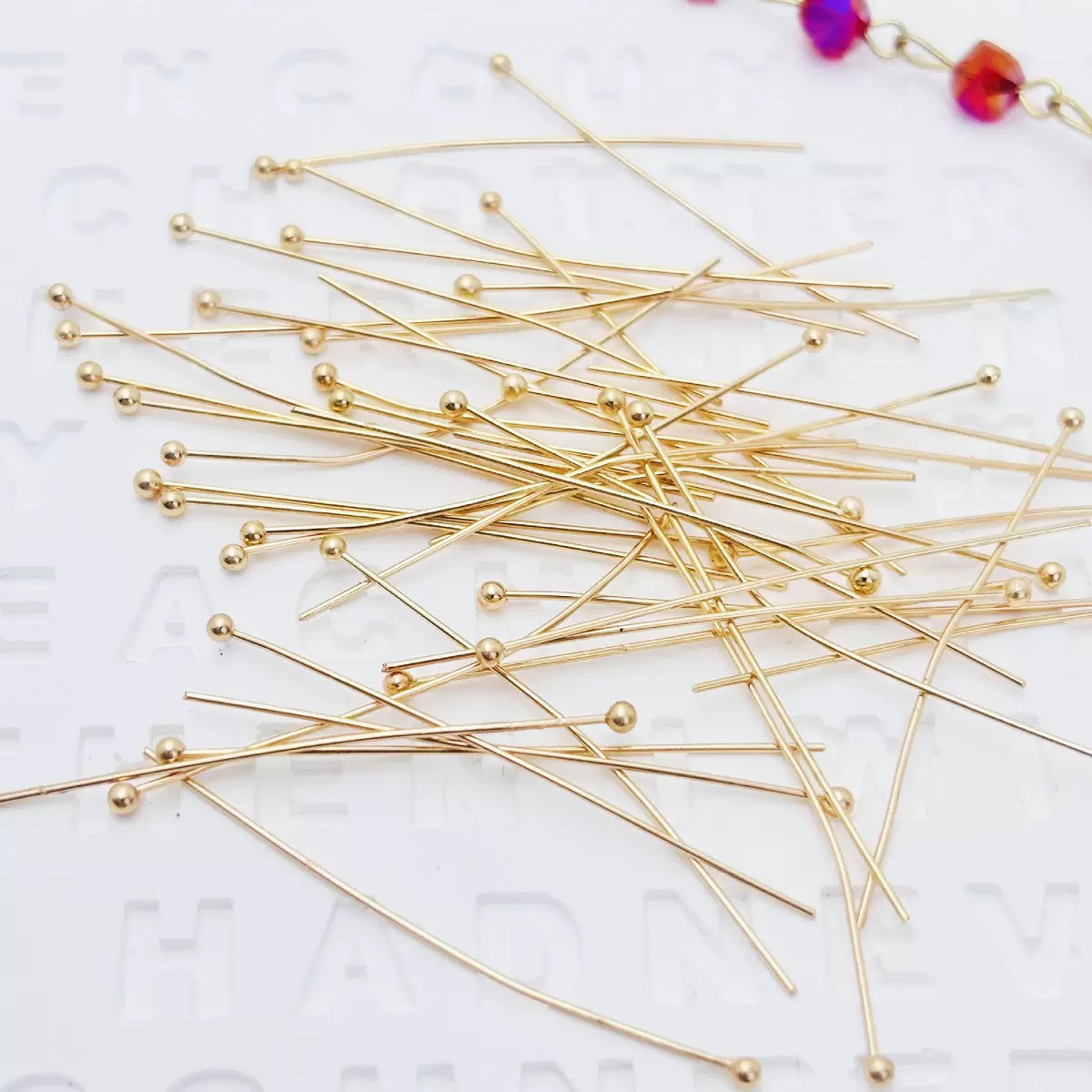 200 قطعة/مجموعة 16 20 25 30 40 - مراجعة Jewelry Making Head Pins وسعره