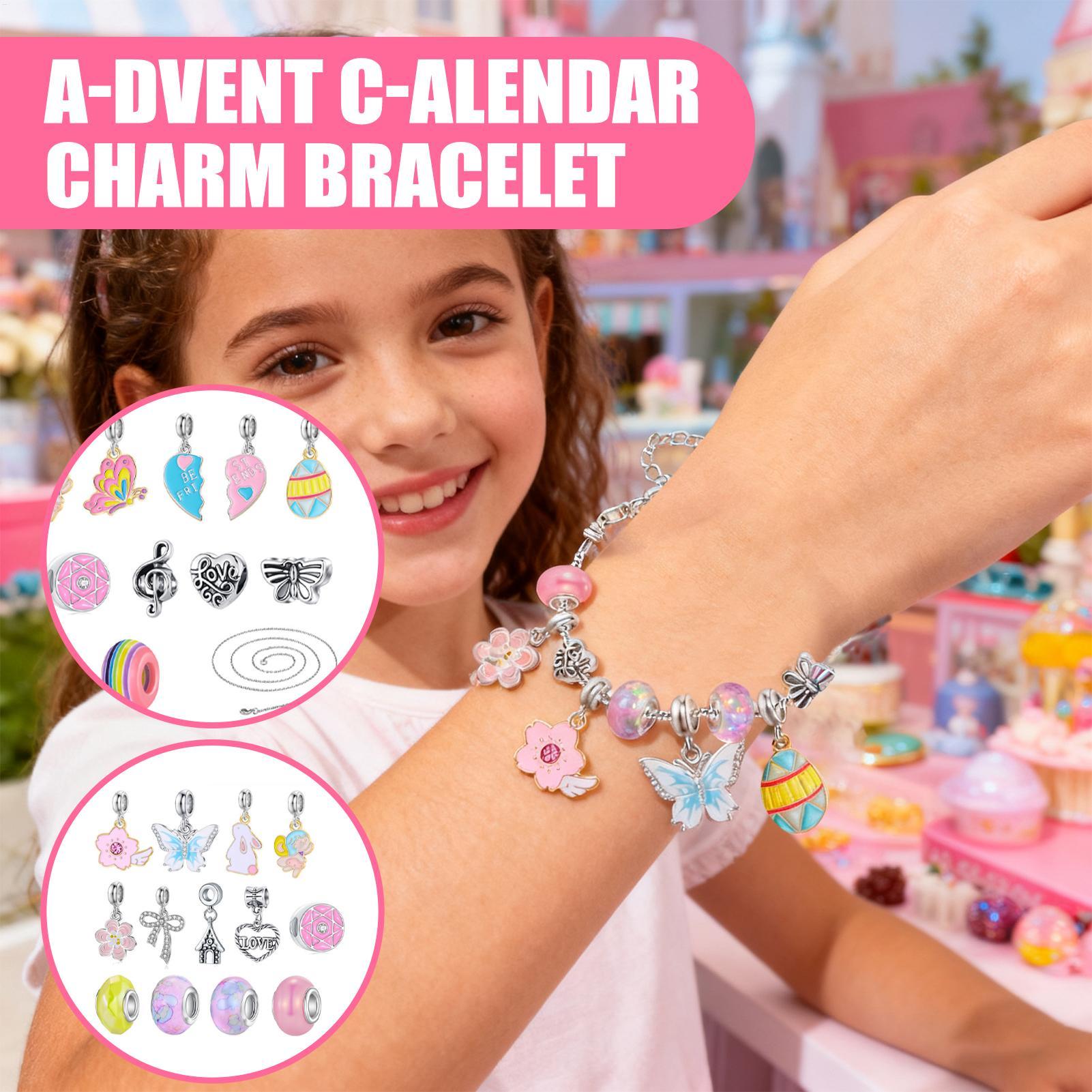 سوار عيد الميلاد مجيء الفتيات  - مراجعة Jewelry Making Advent Calendar وسعره