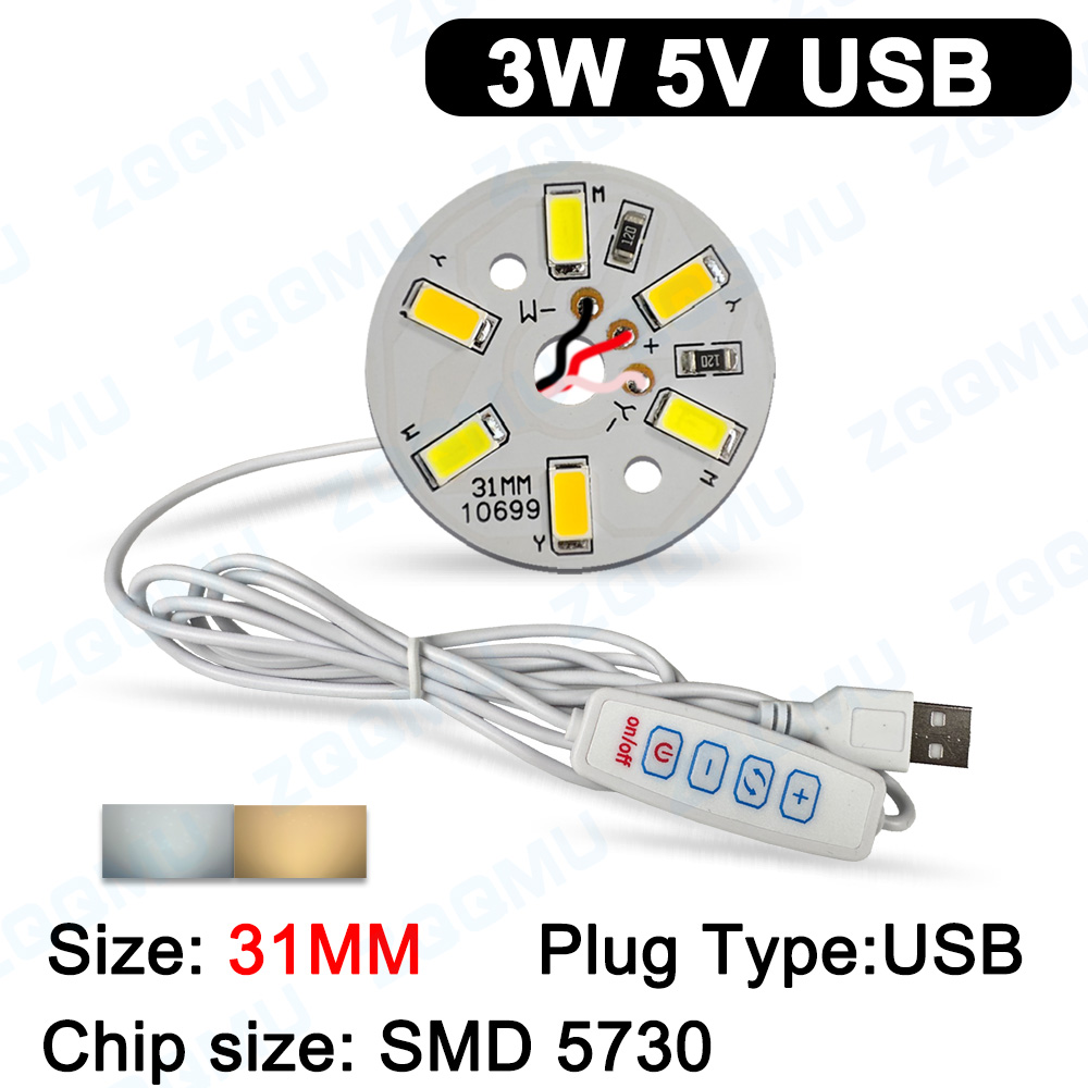 USB مصباح ليد مجلس DC5V 3 واط  - مراجعة Jewelry Making Board وسعره