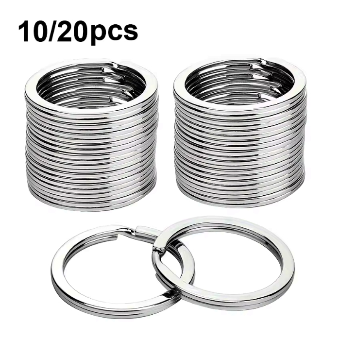 10 أو 20 قطعة حلقات مفاتيح معد - مراجعة Jewelry Making Closed Jump Rings وسعره