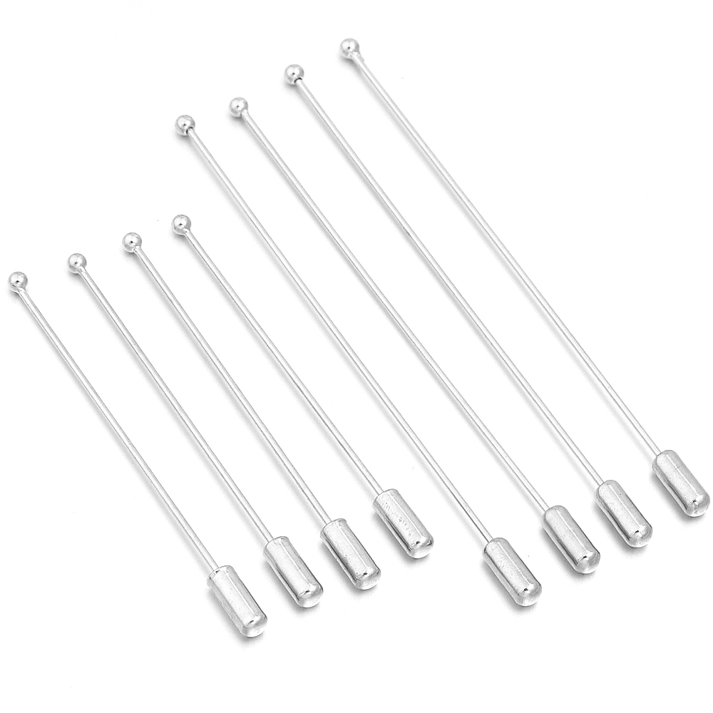 10 قطع/مجموعة دبابيس أمان نحاس - مراجعة Jewelry Making Head Pins وسعره