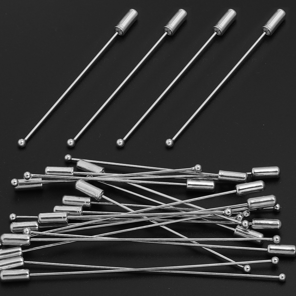 10 قطع/مجموعة دبابيس أمان نحاس - مراجعة Jewelry Making Head Pins وسعره