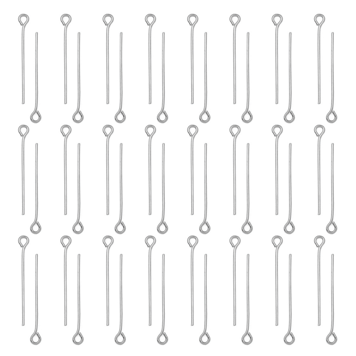 100 قطعة/مجموعة من دبابيس العي - مراجعة Jewelry Making Head Pins وسعره