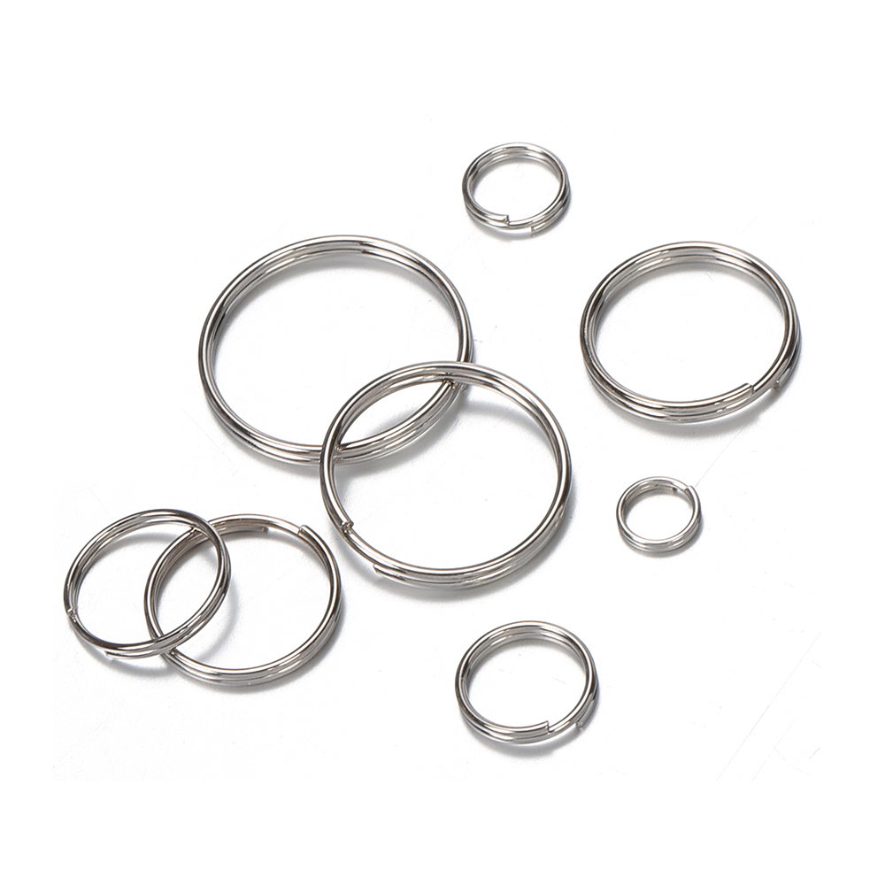 50 قطعة من حلقات المفاتيح المع - مراجعة Jewelry Making Closed Jump Rings وسعره