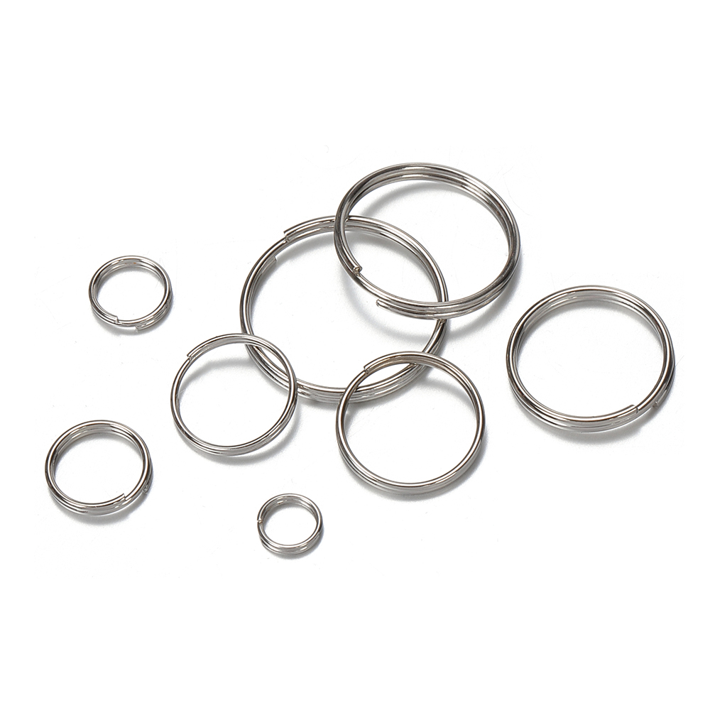 50 قطعة من حلقات المفاتيح المع - مراجعة Jewelry Making Closed Jump Rings وسعره