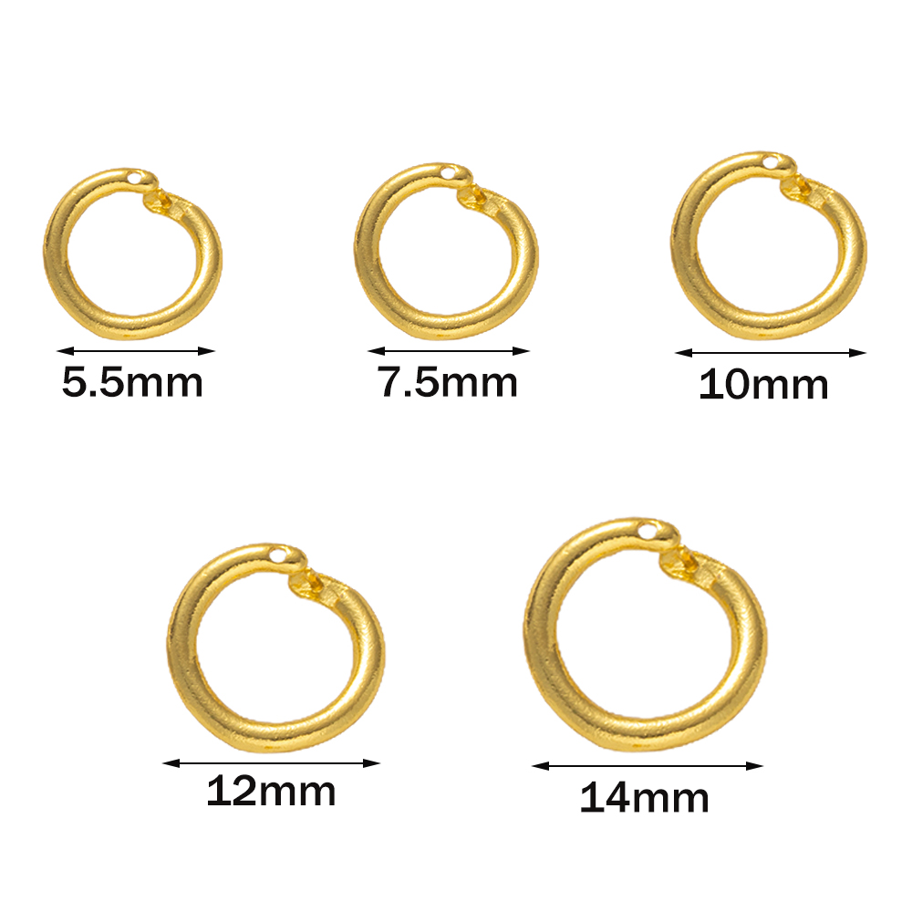 10 قطع حلقات توصيل دائرية من ا - مراجعة Jewelry Making Closed Jump Rings وسعره