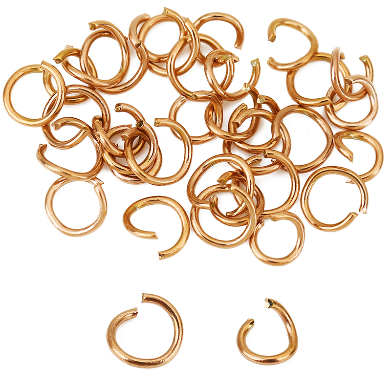 ١٠٠ قطعة من حلقات الربط المفتو - مراجعة Jewelry Making Closed Jump Rings وسعره