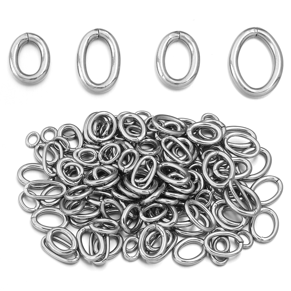 20 قطعة/الوحدة الفولاذ المقاوم - مراجعة Jewelry Making Closed Jump Rings وسعره
