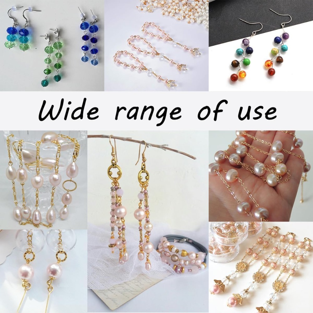 600 قطعة من دبابيس الخرز ذات ا - مراجعة Jewelry Making Head Pins وسعره