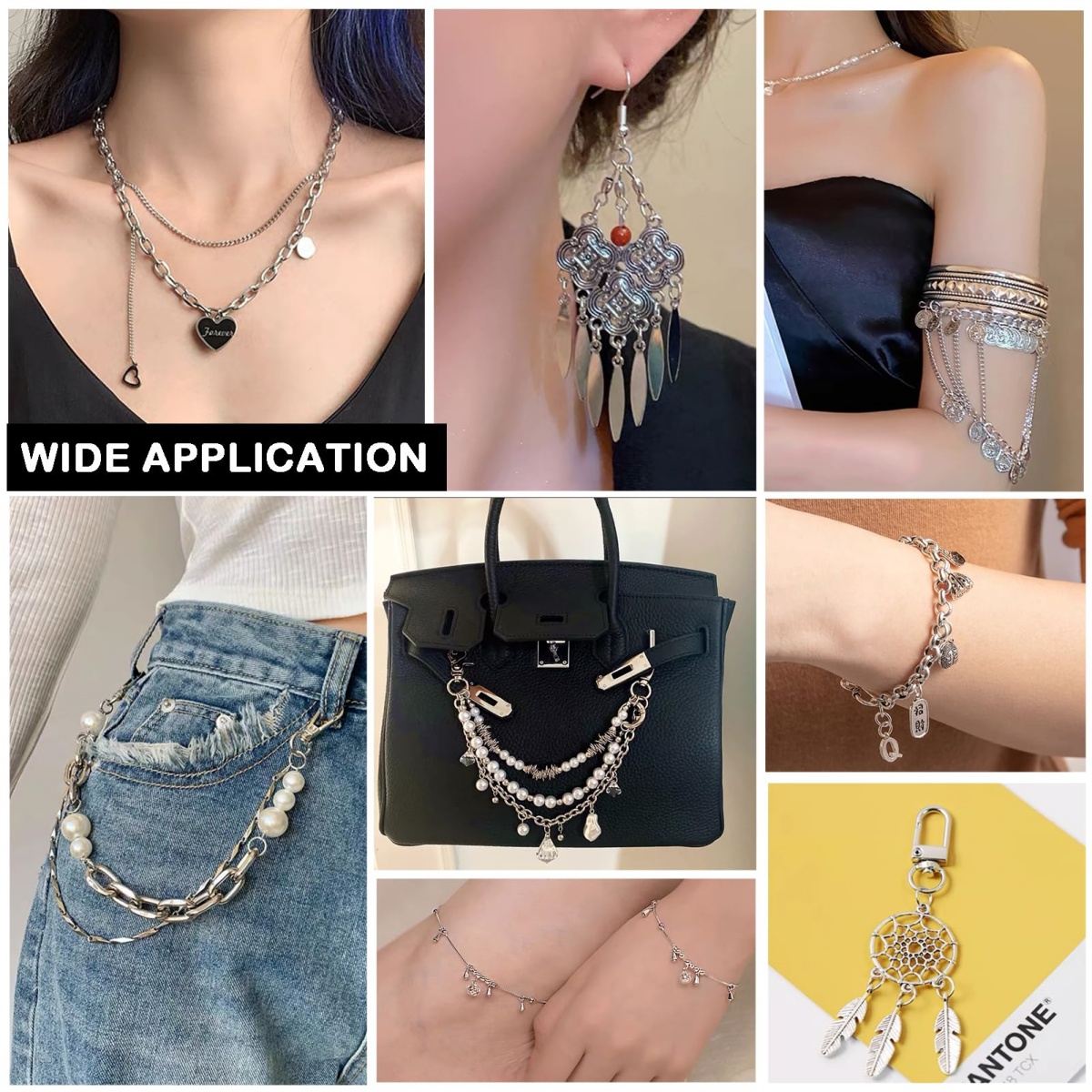 حلقات قفز حديدية مفتوحة للربط، - مراجعة Jewelry Making Closed Jump Rings وسعره